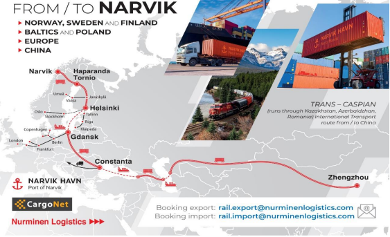 Frokostmøte - tema ny togrute Narvik - Haparanda/Tornio - Helsinki